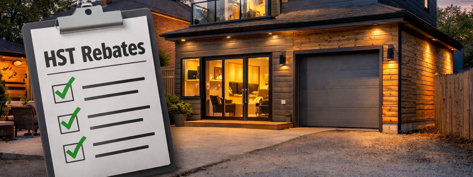 HST Rebates for Laneway and Garden Suites: What Homeowners Need to Know